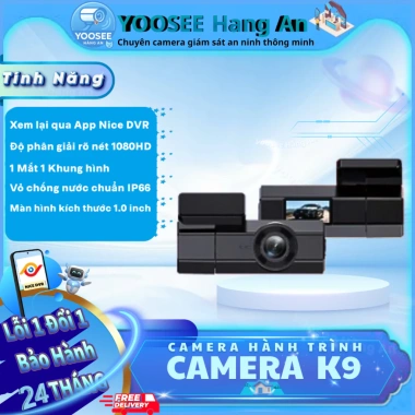 Camera hành trình K8/K9/X22 – Xem qua điện thoại, App Nice DVR, Ghi hình rõ nét, Siêu nhỏ gắn xe máy & ô tô – 420.000₫