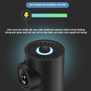 Camera hành trình KAW 4K WiFi 2.160P HD không màn hình tầm nhìn ban đêm keo 3M bảo hành 12 tháng giá 1,267,000 VND