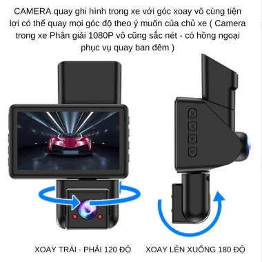 Camera Hành Trình MICAR A7 PRO 2K Trước Sau Xe, Ghi Hình, BH 12Tháng - 1.289.000₫