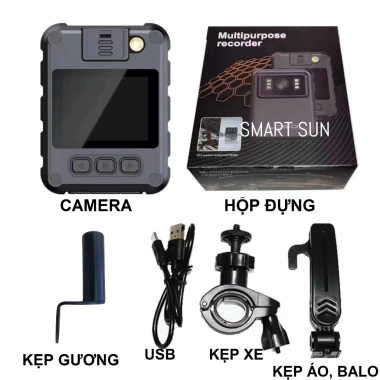 Camera hành trình mini 2K WiFi S9 - Quay đêm, cho xe đạp và xe máy, Giá 880.000đ