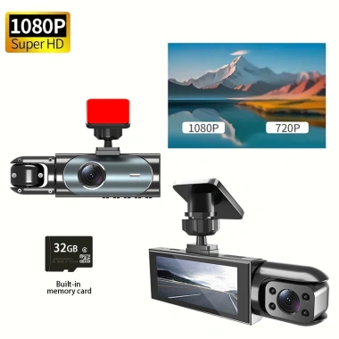 Camera hành trình New Taxi 3 mắt full HD 1.080p hồng ngoại siêu nét, giá 85.300₫