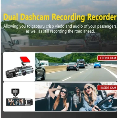 Camera hành trình New Taxi 3 mắt full HD 1.080p hồng ngoại siêu nét, giá 85.300₫
