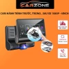 Camera hành trình ô tô 3 mắt 4 inch cảm ứng FullHD 1.080p - DVR ghi trước, trong, sau + cam lùi, giá chỉ 593k