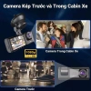 Camera hành trình ô tô 3 mắt C309 1.080P ghi trước & sau, hồng ngoại, WiFi, 399k 8