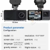 Camera hành trình ô tô 3 mắt Full HD 1.080p 3 màn hình Wifi giảm giá 409k 8