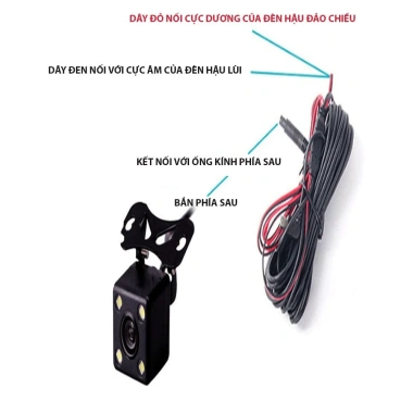 Camera hành trình ô tô 3 mắt Full HD 1.080p - Ghi hình trước, trong, sau và cam lùi, giá 512.840 VND