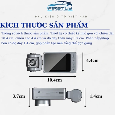 Camera Hành Trình Ô Tô 3 Mắt M3 4K Ultra HD - Ghi Hình Toàn Diện, Giá 1.350.000