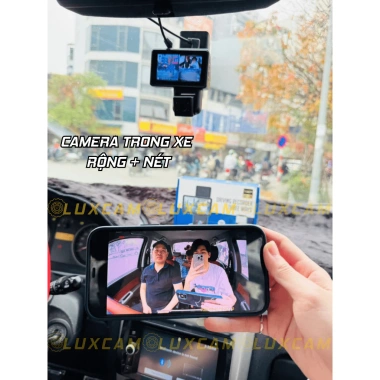 Camera hành trình ô tô 3 mắt TAXI PRO 2K góc quay rộng 170 độ kết nối điện thoại, bảo hành 1 năm LUXCAM