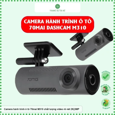 Camera hành trình ô tô 70mai M310 2K 3MP toàn cảnh ngày đêm, hình ảnh rõ nét, giảm giá 420.000 VND