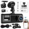 Camera hành trình ô tô CkeyiN QC023H 3 ống kính Wifi HD 1.080p hồng ngoại 466.000₫ 10