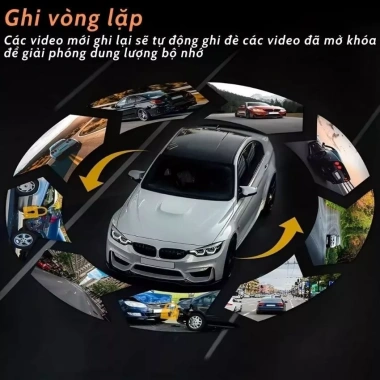 Camera hành trình ô tô HD 1.080 chống rung, hiển thị 5 hình ảnh - Giá chỉ 759.000đ 3