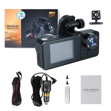 Camera hành trình ô tô New Taxi Wifi 3 mắt, đảo chiều, full HD 1.080 tốc độ cao - Siêu nét, giá chỉ 318.750₫ 3