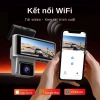 Camera hành trình ô tô S16 3 mắt 2K ghi đêm hồng ngoại AI, nhỏ gọn, kết nối điện thoại, BH 1 năm 1.5 triệu 8
