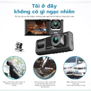 Camera hành trình ô tô Taxi 3 mắt 1.080p Wi‑Fi hồng ngoại ghi siêu nét 360.000₫ 5 Camera hành trình ô tô Taxi 3 mắt 1.080p Wi‑Fi hồng ngoại ghi siêu nét 360.000₫ 5
