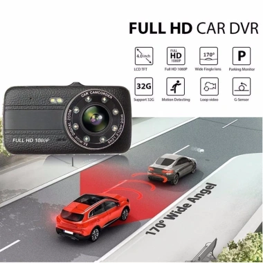 Camera hành trình ô tô trước sau X004 Full HD 1.080P 8 LED – Tiếng Việt, phù hợp mọi loại xe, giá 409.000₫