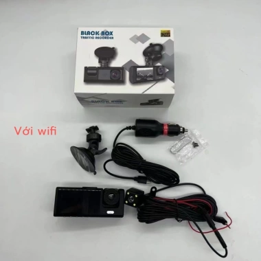 Camera Hành Trình Ô Tô Wifi GPS Đo Tốc Độ 3 Camera Quay Trước, Trong, Sau - Giá Ưu Đãi 360.000đ