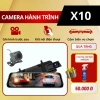 Camera hành trình ô tô X10 lắp gương chiếu hậu 10 inch, đa chế độ quan sát, kết nối điện thoại, BH 1 năm - 1.000.000đ