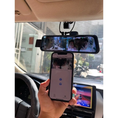 Camera hành trình ô tô X10 lắp gương chiếu hậu 10 inch, đa chế độ quan sát, kết nối điện thoại, BH 1 năm - 1.000.000đ