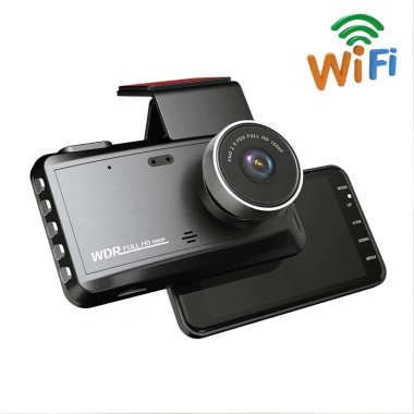 Camera hành trình ô tô X5 4 inch, ống kính kép HD 1.296P, WIFI, đồng bộ điện thoại - Giá 225k