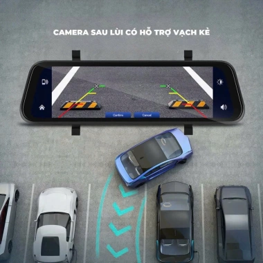 Camera hành trình ô tô XETABON 4K, CarPlay và Android Auto, nghe nhạc kết nối loa, BH 12T, giá 1.870.000 đồng 3
