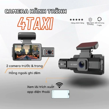 Camera hành trình ô tôn XETABON 4TAXI WiFi full HD 1.080p, xem trên điện thoại, bảo hành 1 năm - Giá chỉ 700.000₫
