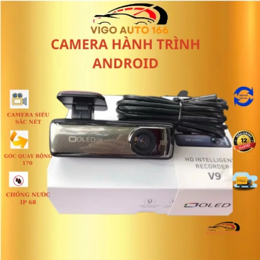 Camera hành trình OLED V9 WIFI cho xe ô tô - Xem trực tiếp trên Android, màn hình Android, giá chỉ 430.000₫
