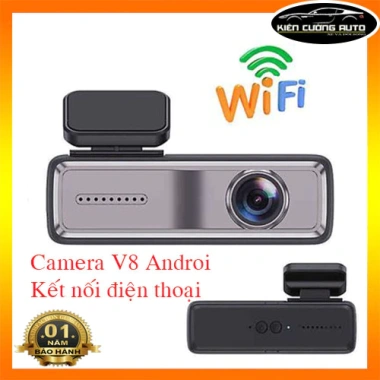 Camera hành trình ôtô V8 WIFI 1.080P - Xem video Android, ghi hình sắc nét, 200k