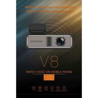 Camera hành trình ôtô V8 WIFI 1.080P - Xem video Android, ghi hình sắc nét, 200k