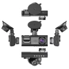 Camera hành trình ôtô WiFi 3 mắt, kép Full HD 1.080, quay trước, trong, sau - xem qua điện thoại, giá 650.000 8