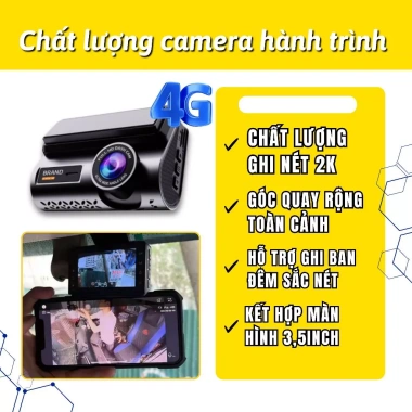 Camera hành trình P83 xem xe 24/24, đàm thoại rảnh tay, video từ xa - Lắp xe tải, 1.79tr 4