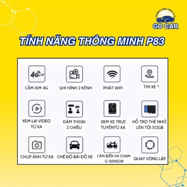 Camera hành trình P83 xem xe 24/24, đàm thoại rảnh tay, video từ xa - Lắp xe tải, 1.79tr 5