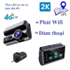 Camera hành trình P85 4G SIM độ nét 2K Dual Camera, Wifi + GPS, kết nối từ xa, giá 1,5 triệu