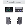 Camera hành trình P85 4G SIM độ nét 2K Dual Camera, Wifi + GPS, kết nối từ xa, giá 1,5 triệu 4