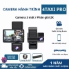 Camera hành trình S16 3 mắt hồng ngoại 2K ghi đêm, kết nối điện thoại, bảo hành 1 năm
