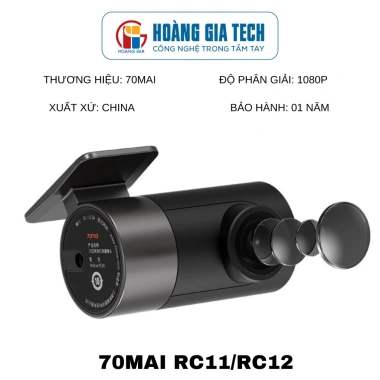 Camera hành trình sau 70Mai A200 A500s RC11 RC12 RC13 - Giá 552.000₫, HD, góc quay rộng