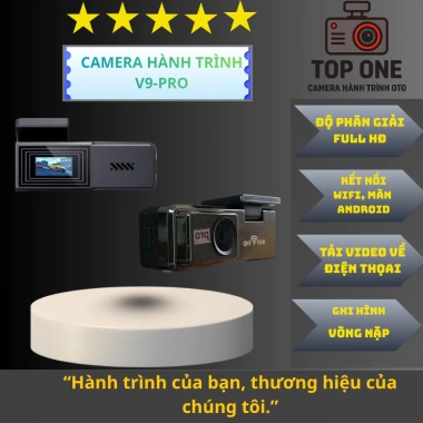 Camera Hành Trình TOP ONE V9-Pro Full HD Wifi, Ghi Vòng Lặp, Tải Video - 430.500₫