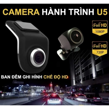 Camera hành trình trước sau U5 FULL HD 1.080p, góc quay rộng, xem cam lùi - Giá ưu đãi 890.000₫ 3