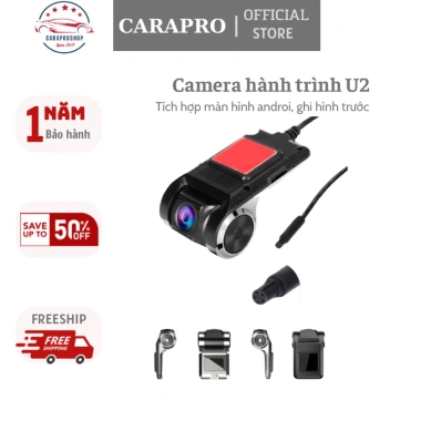 Camera hành trình U2 chỉ 225.000đ, màn hình Android ô tô, ghi hình trước HD 1.080p