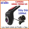 Camera Hành Trình U5 2 Mắt Trước Sau 1.080P Siêu Nét Dây 10M/6M cho Android Ô Tô