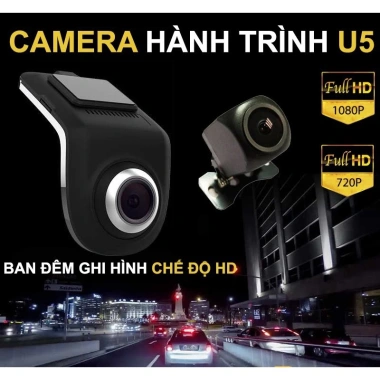 Camera hành trình U5 trước sau ô tô - hỗ trợ màn hình DVD Android giá cực rẻ 780k