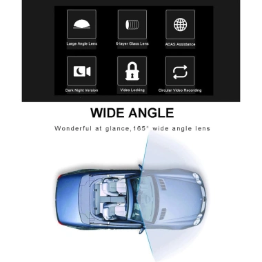 Camera Hành Trình U6 Xe Hơi 1.080p Sắc Nét, Màn Hình Android Tích Hợp, Lái An Toàn 4 Camera Hành Trình U6 Xe Hơi 1.080p Sắc Nét, Màn Hình Android Tích Hợp, Lái An Toàn 4