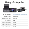 Camera hành trình Unisen U4U5 – 2K HD, tầm nhìn ban đêm rõ nét, trọng lực, 669k 9