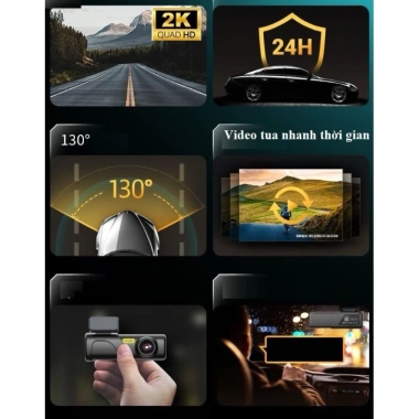 Camera hành trình USB/WiFi 2K Q3 2.024: Xem video ngay trên điện thoại, chỉ 199k 5