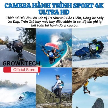 Camera hành trình WIFI 4K A19 HD - Chống rung, gắn mũ, chống nước - 617,100 VND 7