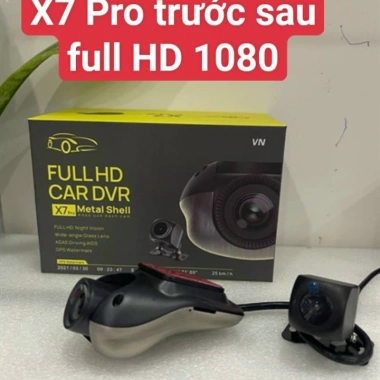 Camera hành trình X7 Pro 1.080P trước sau, GPS/ADAS, cắm màn Android - 730k