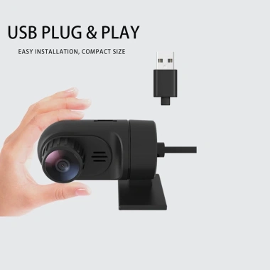 Camera hành trình xe hơi 1.080P hỗ trợ tầm nhìn ban đêm, ADAS, USB Android
