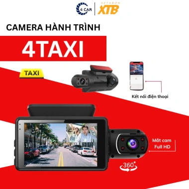 Camera hành trình XETABON 4 TAXI ống kính kép góc rộng 1.080p/720p WIFI điện thoại bảo hành 12 tháng giá 700.000 VND