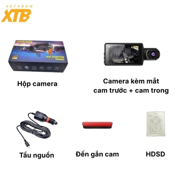 Camera hành trình XETABON 4 TAXI ống kính kép góc rộng 1.080p/720p WIFI điện thoại bảo hành 12 tháng giá 700.000 VND