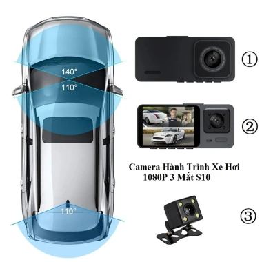 Camera Hành Trình Y6 A68 1.296P & 1.080P 3 Mắt S10 X004 4in – Giá 517.000₫ 8 Camera Hành Trình Y6 A68 1.296P & 1.080P 3 Mắt S10 X004 4in – Giá 517.000₫ 8