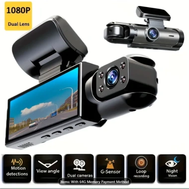 Camera hồng ngoại ban đêm M8 ống kính kép, màn hình 3.16 inch Full HD 1.296P, wifi xem trên ĐT – Giá 570.000đ